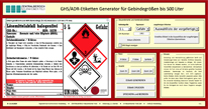 Etikett zum Kennzeichnen von Recycling-Methanol